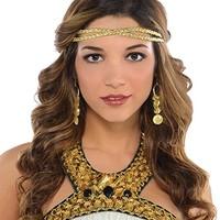 L Ladies Womens Divine Goddess Costume for Roman Fancy Dress Outfit