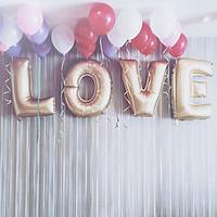 L-O-V-E 32inch Balloons Gold Beter Gifts Party Decoration