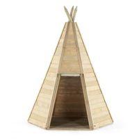 l150 x w150 outdoor wooden teepee with base