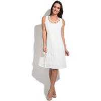 L33 Dress SCHIRLEY women\'s Dress in white