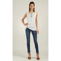 l33 top elena womens vest top in grey