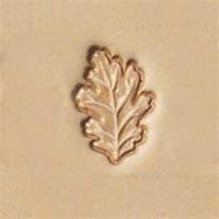 l951 left oak leaf leather stamp