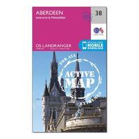 Landranger Active 38 Aberdeen, I...