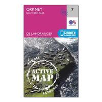 Landranger Active 7 Orkney Southern Isles Map With Digital Version