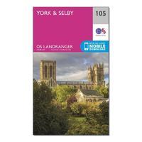 Landranger 105 York & Selby Map ...