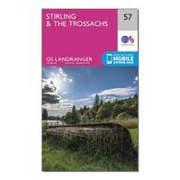 Landranger 57 Stirling & The Trossachs Map With Digital Version