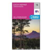 Landranger 15 Loch Assynt, Lochinvar & Kylesku Map With Digital Version