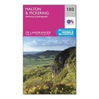 Landranger 100 Malton & Pickering, Helmsley & Easingwold Map With Digital Version