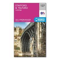 Landranger 127 Stafford & Telford, Ironbridge Map With Digital Version