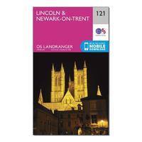 Landranger 121 Lincoln & Newark-on-Trent Map With Digital Version