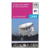 Landranger 118 Stoke-on-Trent & Macclesfield Map With Digital Version