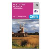 Landranger 133 North East Norfolk, Cromer & Wroxham Map With Digital Version