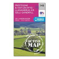 Landranger Active 148 Presteigne & Hay-on-Wye Map With Digital Version