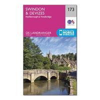 landranger 173 swindon devizes marlborough trowbridge map with digital ...