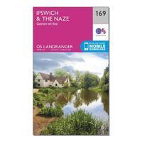 Landranger 169 Ipswich, The Naze & Clacton-on-Sea Map With Digital Version