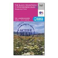 Landranger Active 161 The Black Mountains Map With Digital Version