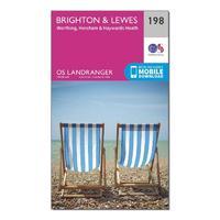 Landranger 198 Brighton & Lewes, Haywards Heath Map With Digital Version