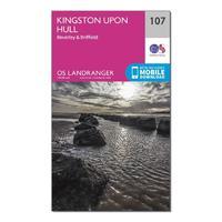 Landranger 107 Kingston upon Hull, Beverley & Driffield Map With Digital Version