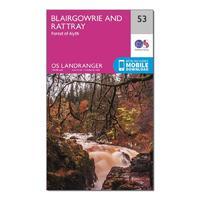 Landranger 53 Blairgowrie & Forest of Alyth Map With Digital Version
