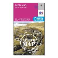 Landranger Active 4 Shetland Sou...