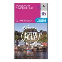 Landranger Active 47 Tobermory & North Mull Map With Digital Version
