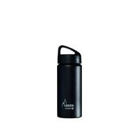 Laken Thermo Classic Vacuum Insulated Stainless Steel Water Bottle Wide Mouth - 500ml, Black