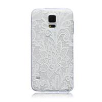 Lace Flowers Pattern TPU Soft Back Cover Case for Samsung Galaxy S3 S4 S5 S6 S3mini S4mini S5mini S6 edge