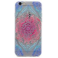 Lace Flowers Pattern TPU High Purity Translucent Soft Phone Case for iPhone 7 7Plus 6S 6Plus SE 5S 5