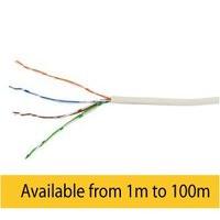 Labgear 4 Pair 8 Core Round White CW1308 Telephone Cable