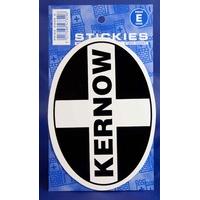 large kernow oval sticker