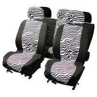 LADYLINE Seatcover set 8 pcs zebra