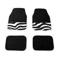 LADYLINE Floormats universal 4 pcs zebra