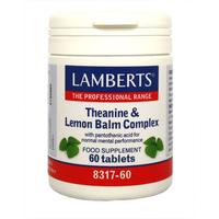 Lamberts Theanine & Lemon Balm Complex - 60 Tablets