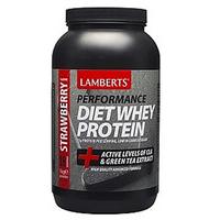 lamberts performance diet whey protein strawberry with active levels o ...