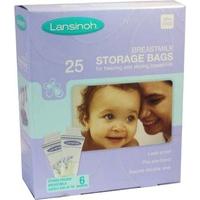 lansinoh breastmilk storage bags 25