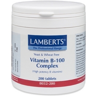 Lamberts Vitamin B-100 Complex 200 tablets