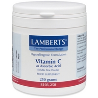 Lamberts Vitamin C as Ascorbic Acid 250g powder