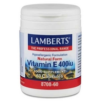 Lamberts Natural Form Vitamin E 400iu 268mg (60)