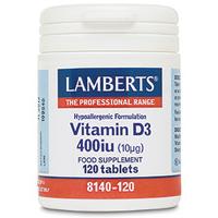 Lamberts Vitamin D 400iu (120 tablets)