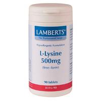 Lamberts L-Lysine 500mg 120 tablets