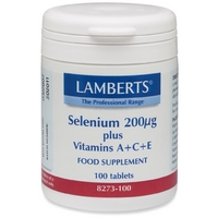 Lamberts Selenium plus Vitamins A+C+E 100 tablets