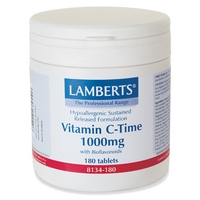 lamberts vitamin c time release with bioflavonoids 1000mg 180