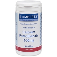 Lamberts Calcium Pantothenate 500mg Time Release 60 tablets