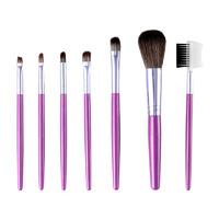 Laurelle 7 Piece Professional Make Up Brush Kit Purple