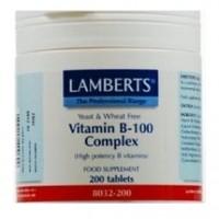 lamberts vitamin b 100 complex pack of 200 tablets