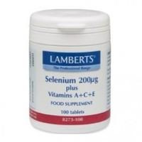 Lamberts Selenium Plus Vitamins A+C+E 100 Tablets