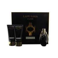 lady gaga fame gift set 50ml edp 75ml shower gel 75ml body lotion