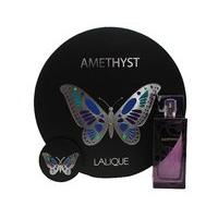 Lalique Amethyst Gift Set 100ml EDP + Mirror For Women