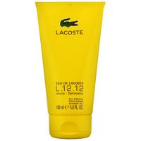 lacoste eau de lacoste l1212 jaune shower gel 150ml