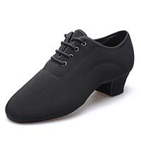 latin mens dance shoes heels canvas low heel black